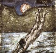 Paul Cezanne, Femme piquant une tete dans i eau